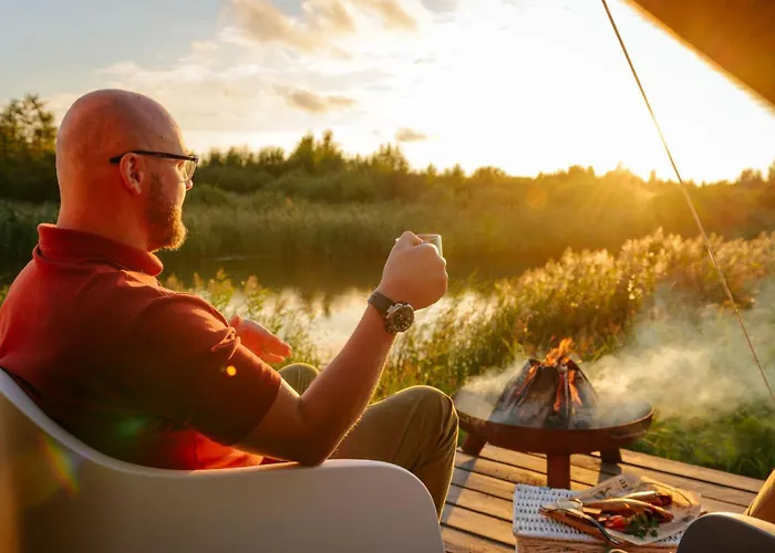 Vakantiehuis Glamping Pop-up - Fishing Village Riverside Center *